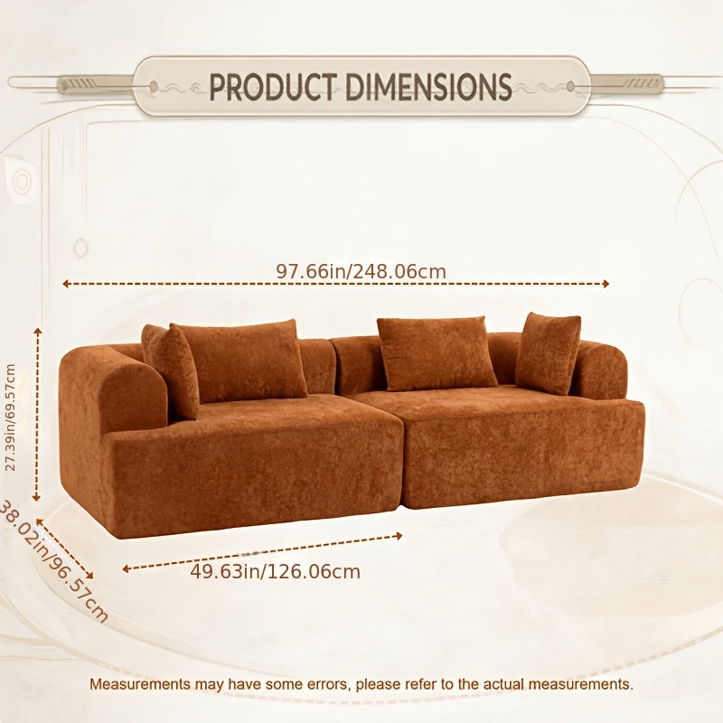 97 66 compressed   couch deep seat floor sofa 4 - Temu