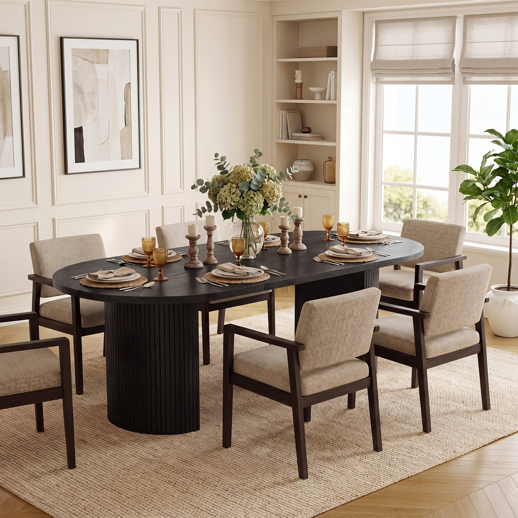pazcasa 70 8 inch dining table 4 8 oval dining room table - Temu