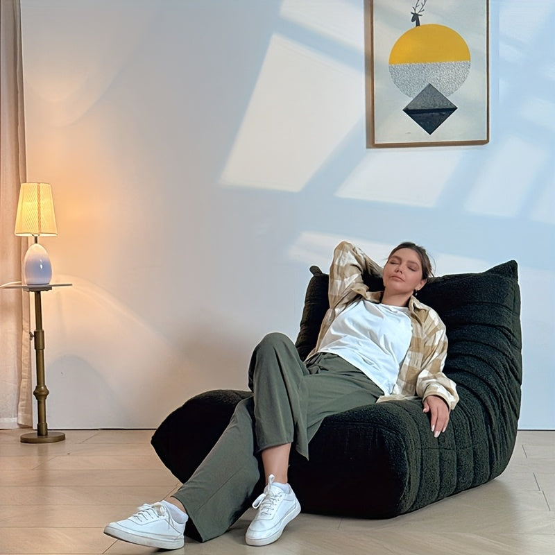 contemporary armless floor lounge chair bean bag chair - Temu