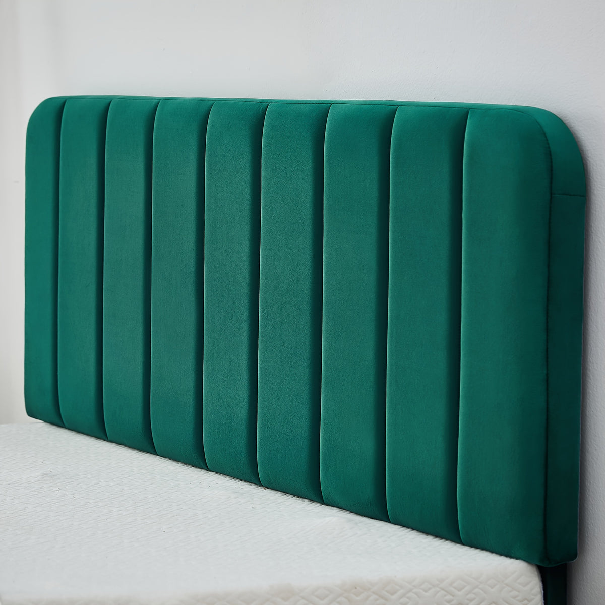 platform bed frame in velvet upholstery suitable full queen - Temu