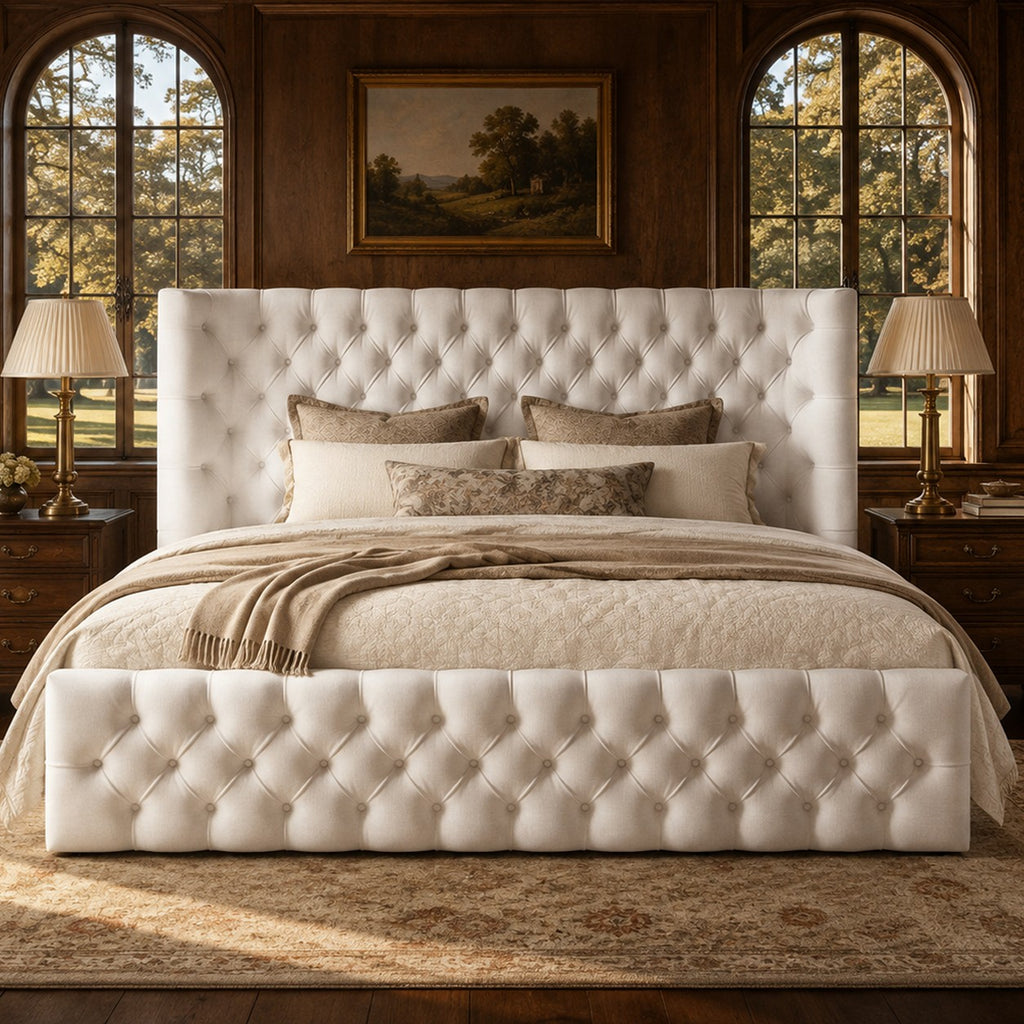 king size   upholstered bed frame tall - Temu