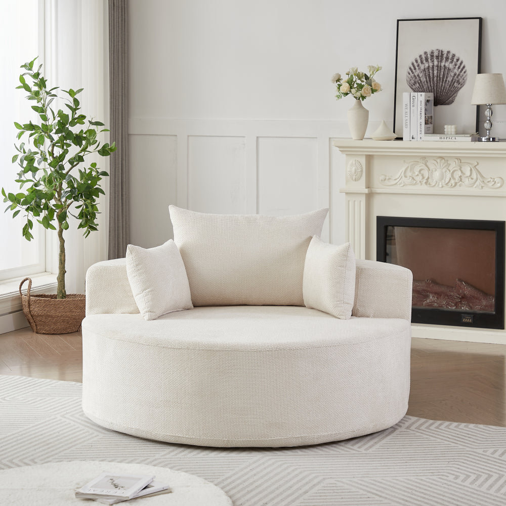 55l chenille sponge single sofa no   fluffy - Temu