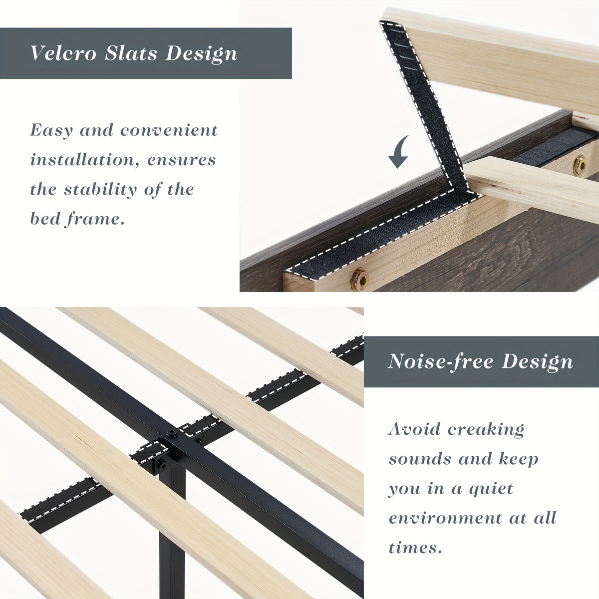 farmhouse bed frame featuring a 49 inch high - Temu