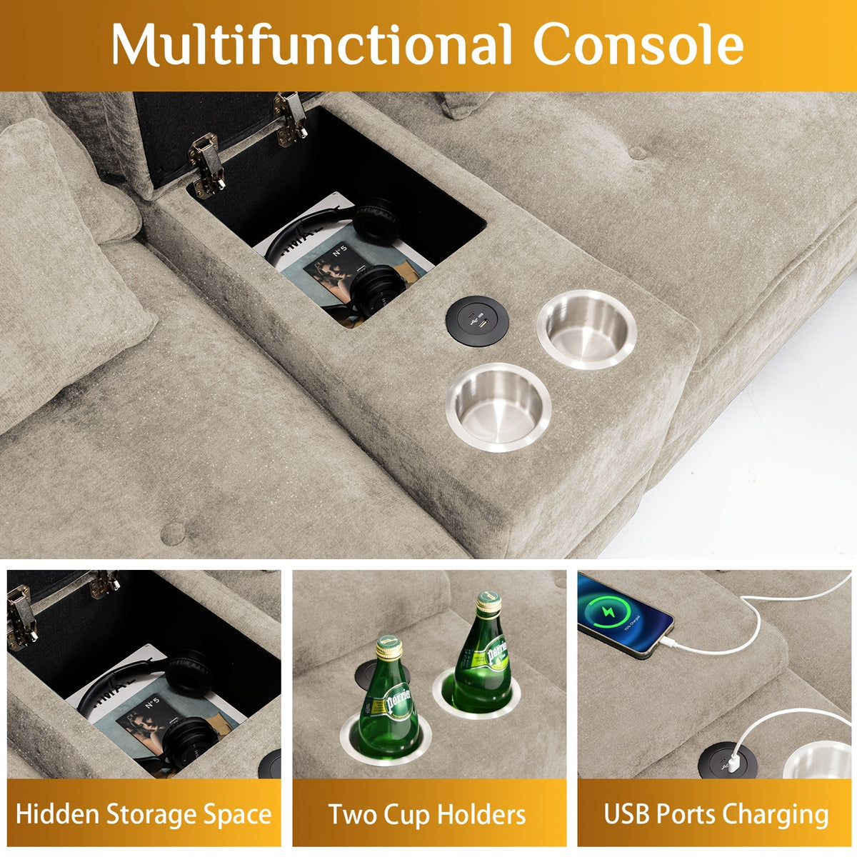 134 oversized u shaped sectional sofa large modular couch 2 - Temu