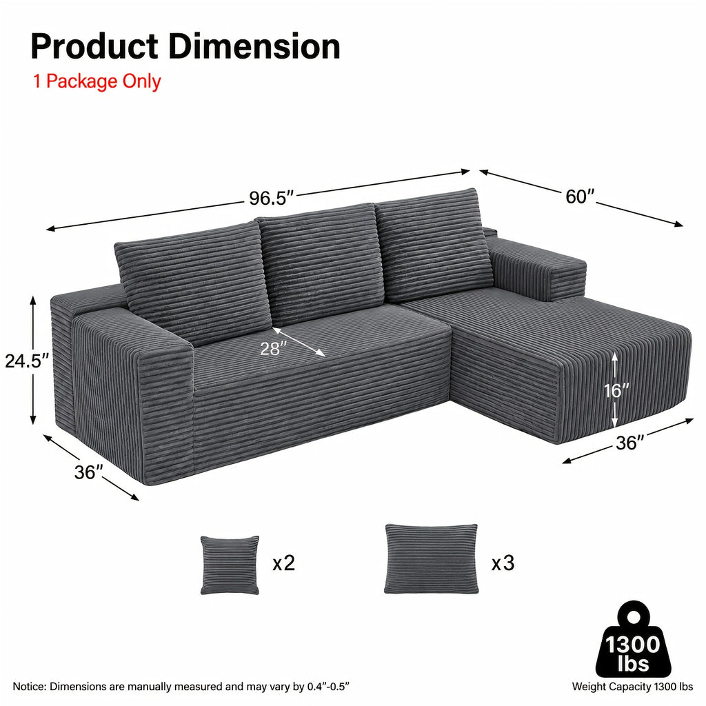 boneless couch living room modular sectional sofa plush - Temu