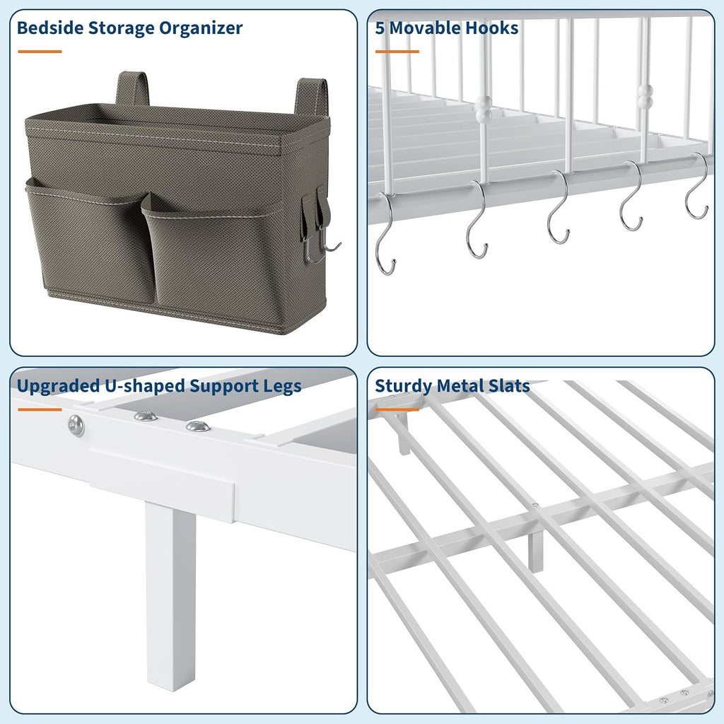 twin full metal bunk bed   storage bag - Temu