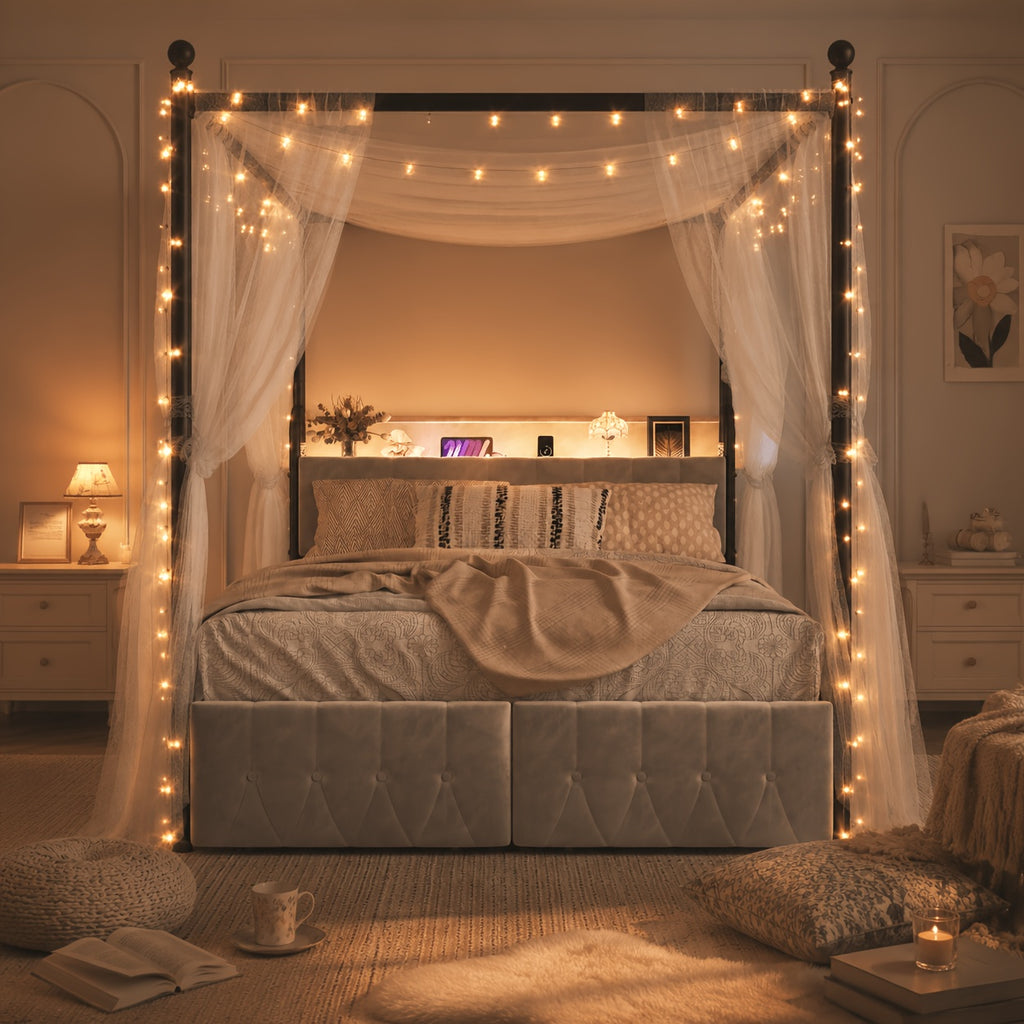 upholstered twin   ambient - Temu