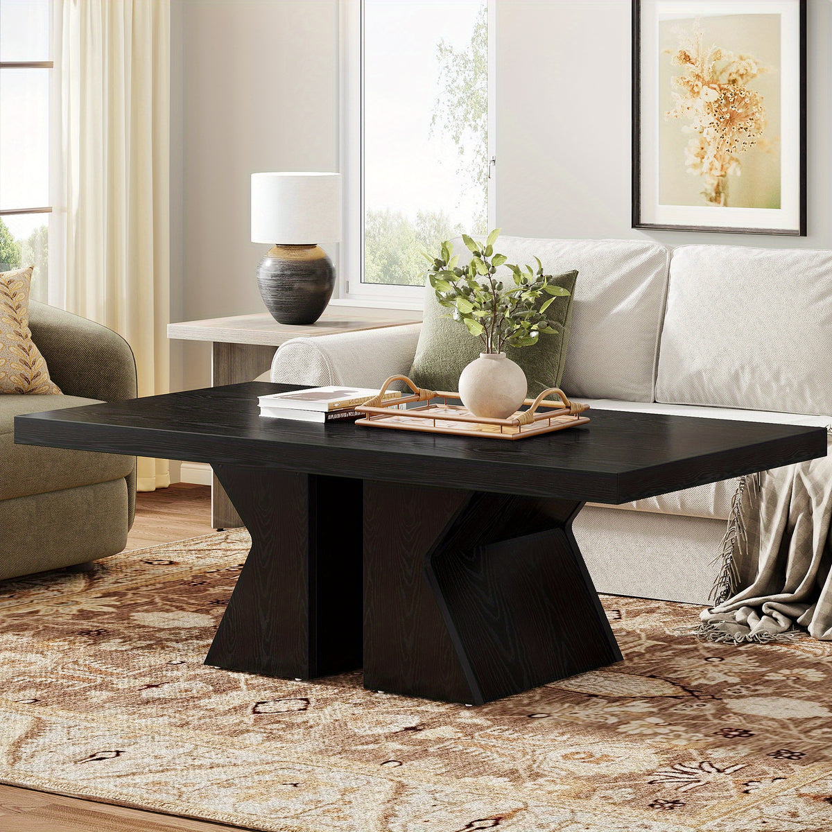 47 24 inch wooden coffee table rectangular   - Temu