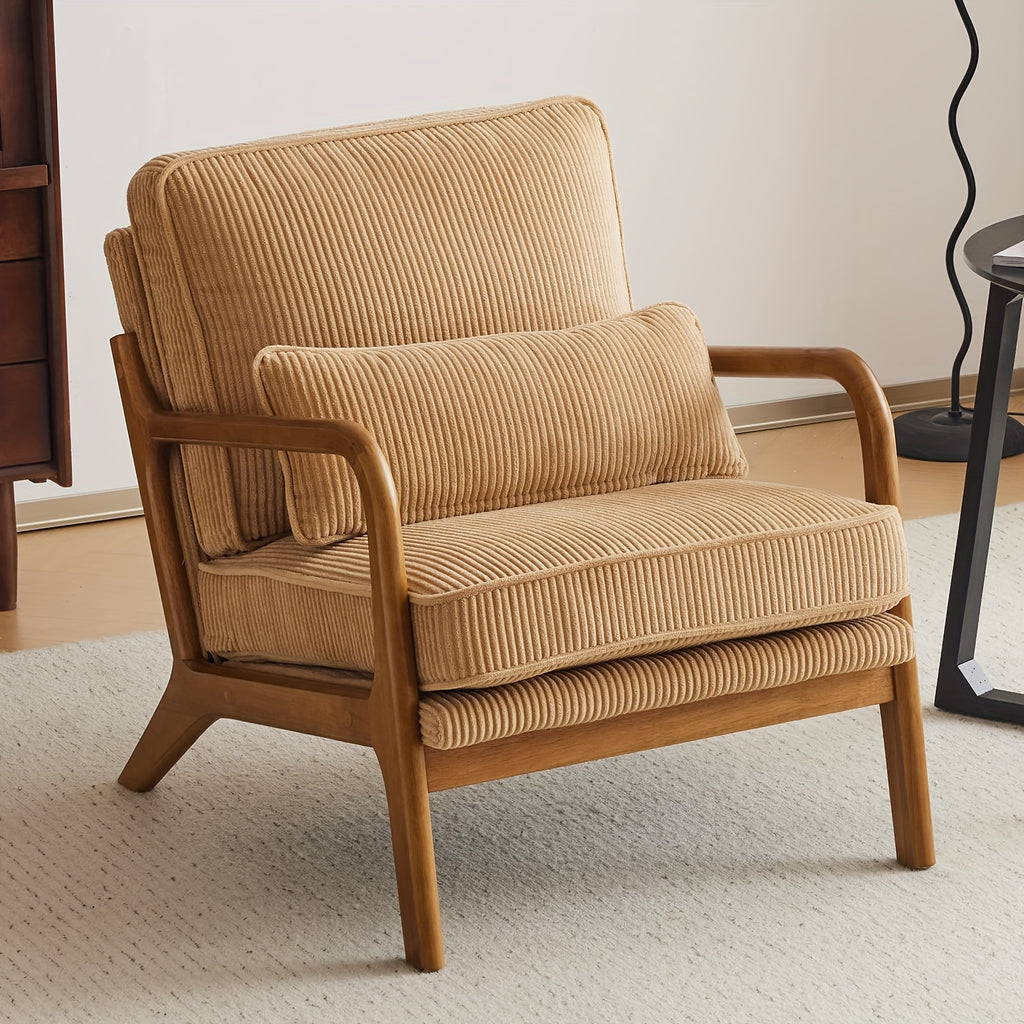 corduroy accent chair   century - Temu