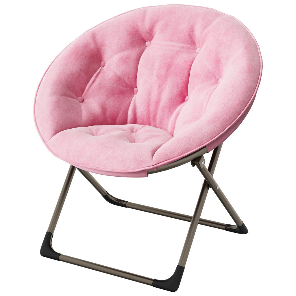 foldable oversized saucer chair   teens plush circle - Temu