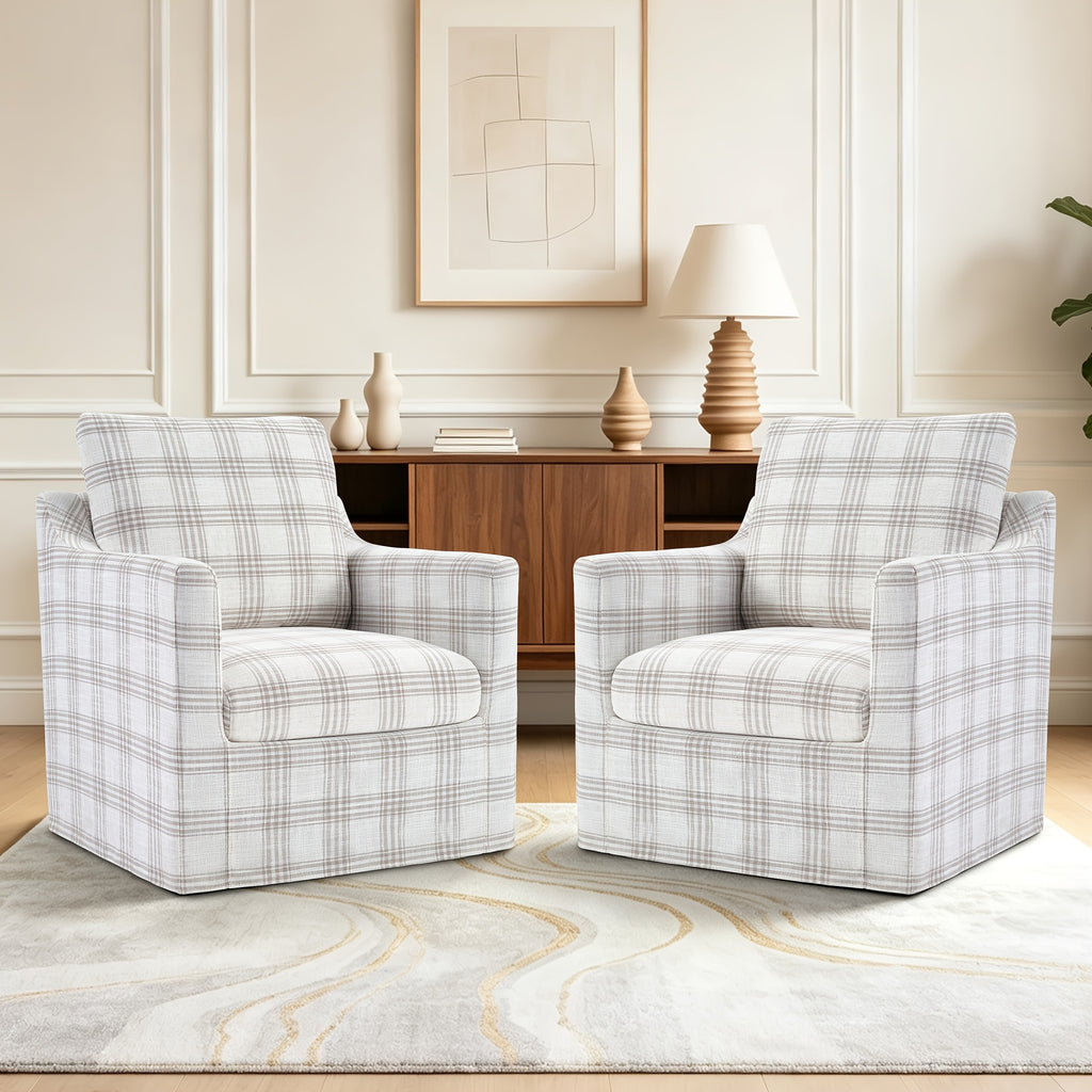 swivel accent chair   upholstered - Temu