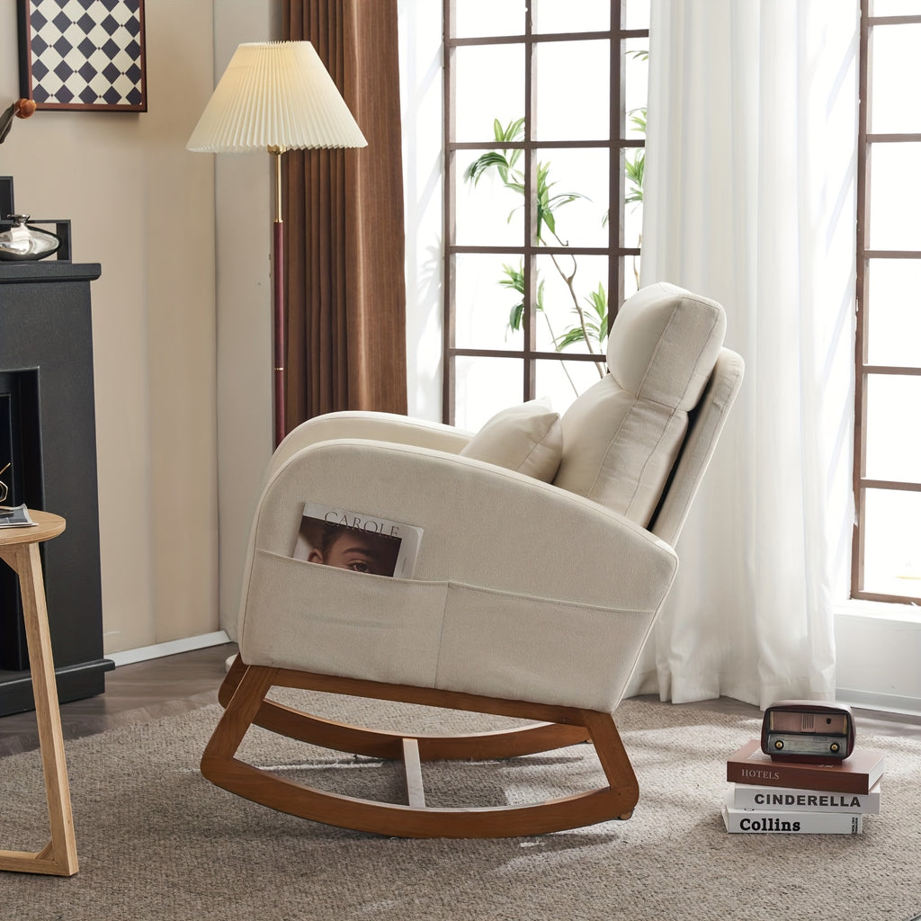 rocking chair high seat upholstered   century - Temu