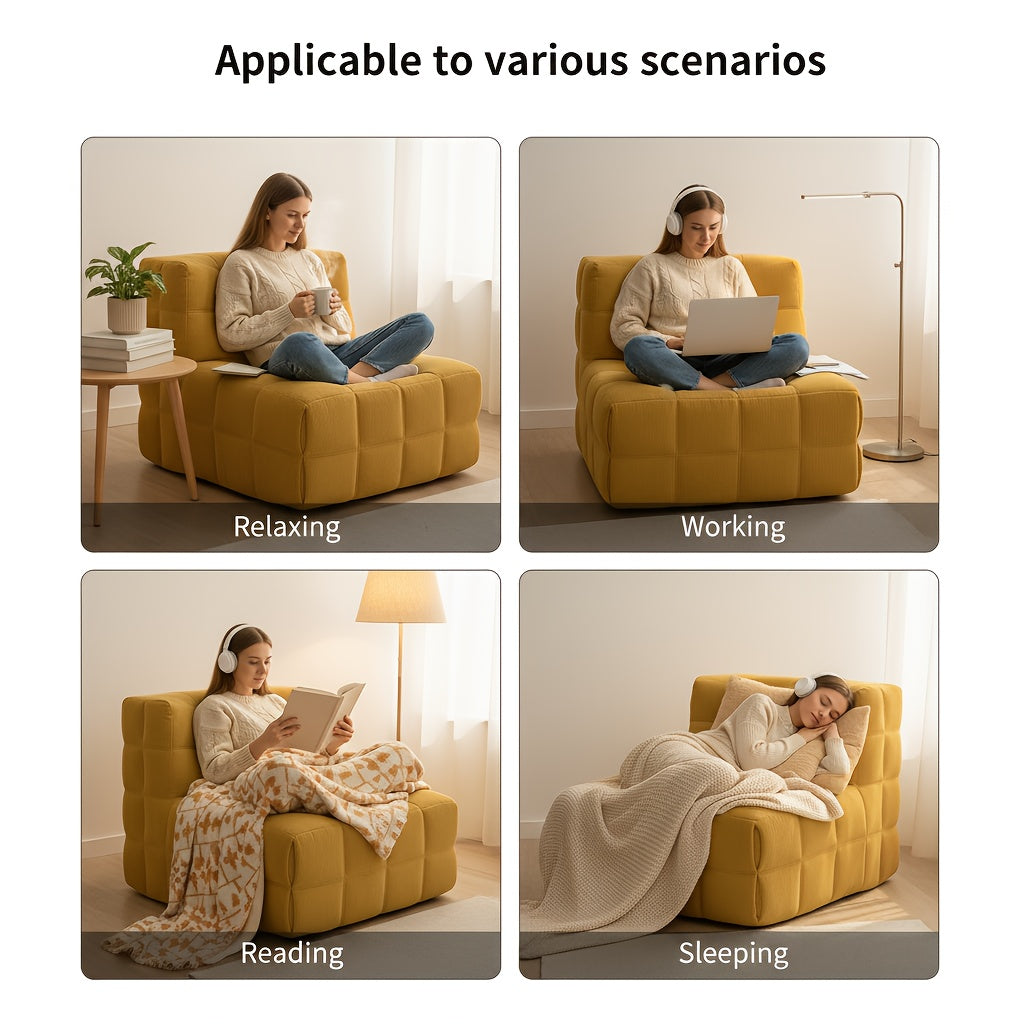 lazy sofa living room essential leisure chair   - Temu