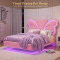 full size bed frame led headboard button tufted   - Temu