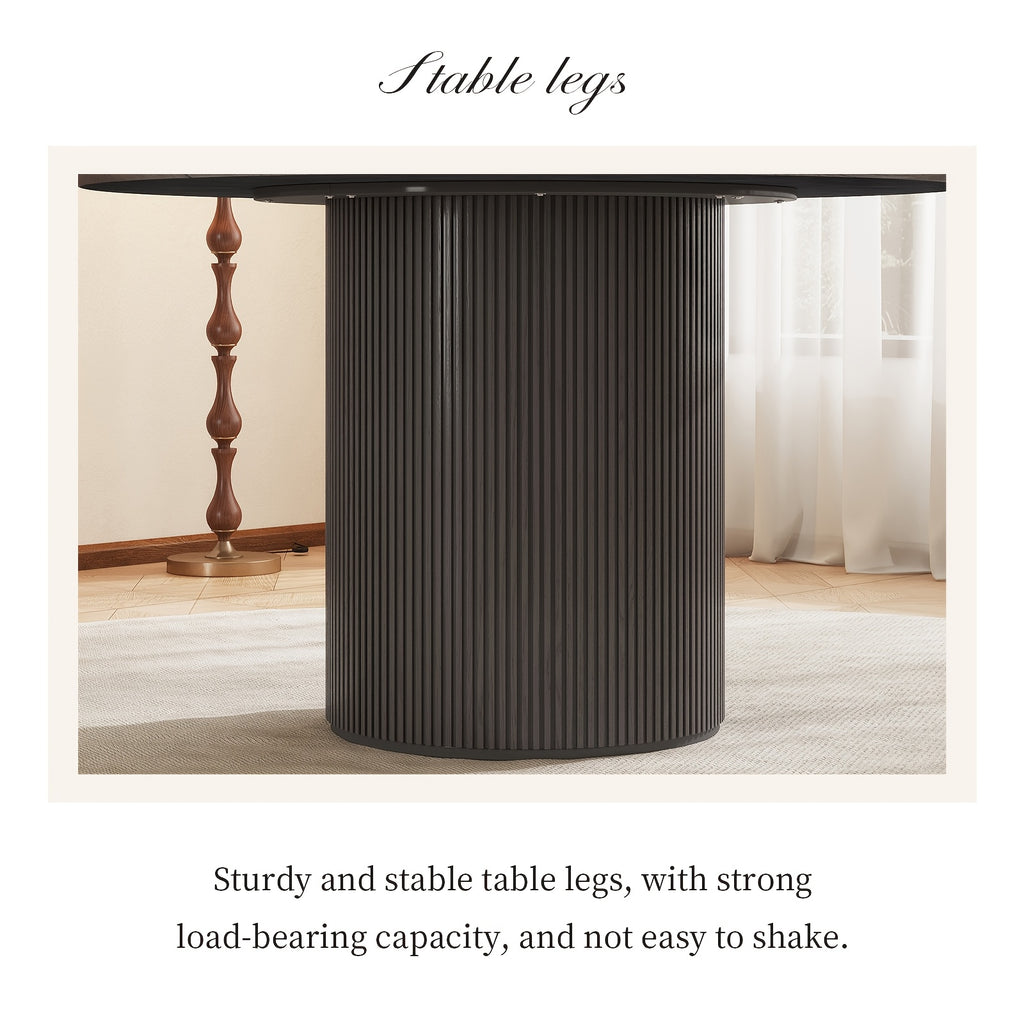 46 06 round dining table set four dining table set six - Temu