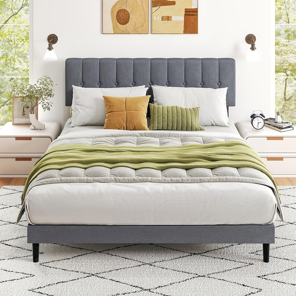 bed frame headboard platform bed frame king size bed frame - Temu