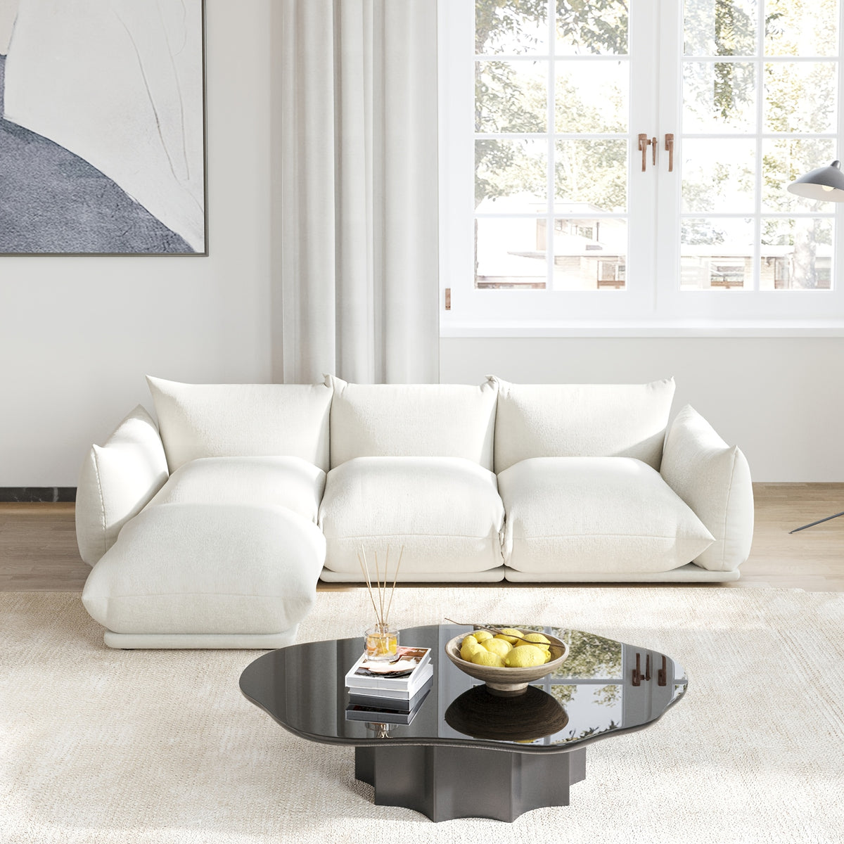 modular sofas couches l shaped sectional sofa chenille - Temu