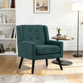 century modern tufted accent chair ergonomic back chair - Temu