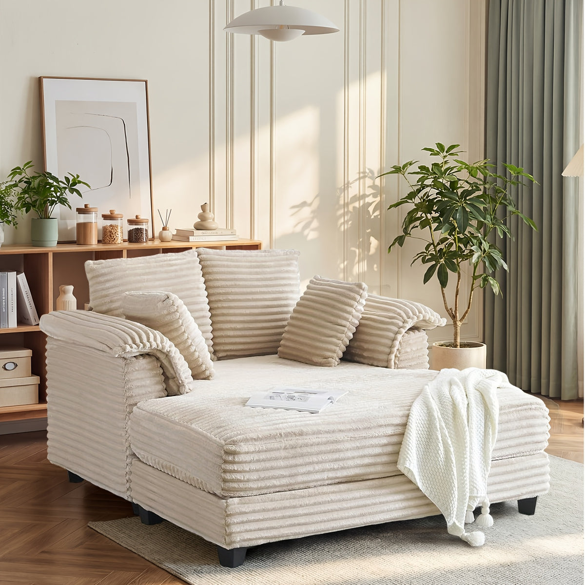 56 oversized corduroy sofa bed recliner sleeper - Temu