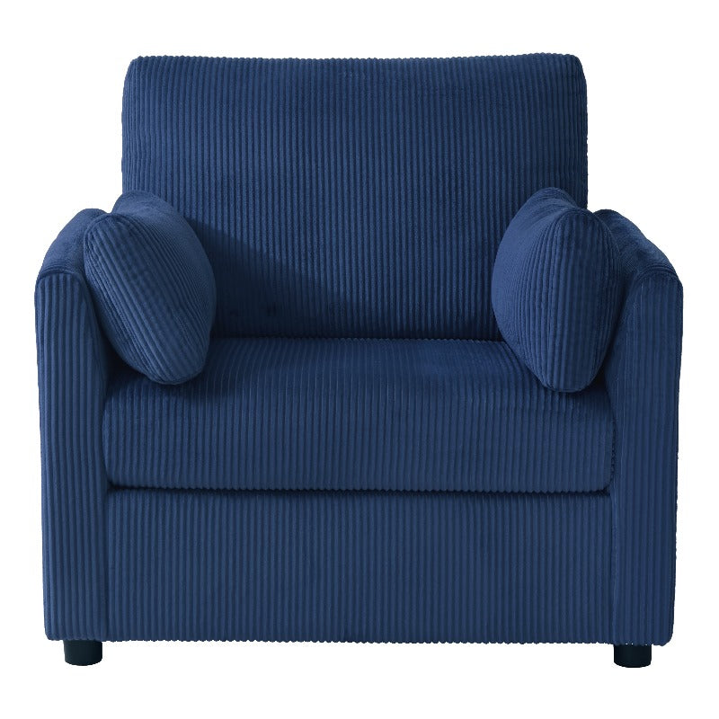 37 75 corduroy accent chair side storage pockets modern - Temu
