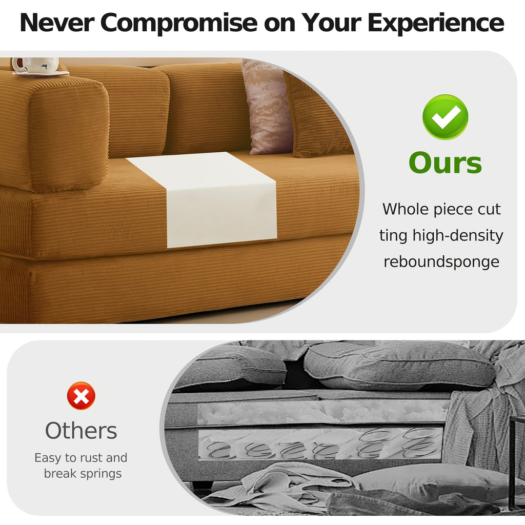 convertible sofa bed folds a compact floor couch a sleeper - Temu