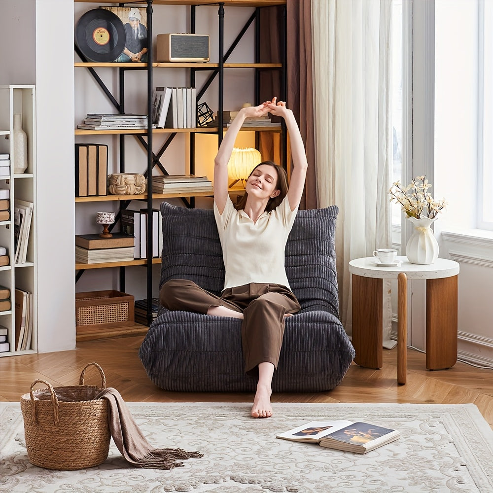 bean bag chairs fireplace side seating modern comfortable - Temu