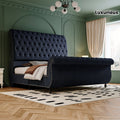 luxurious velvet upholstered   elegantly scrolled - Temu