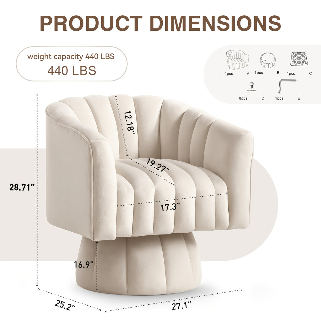 360 degree swivel sofa chair small chaise lounge   century - Temu