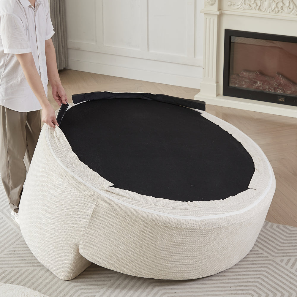 55l chenille sponge single sofa no   fluffy - Temu
