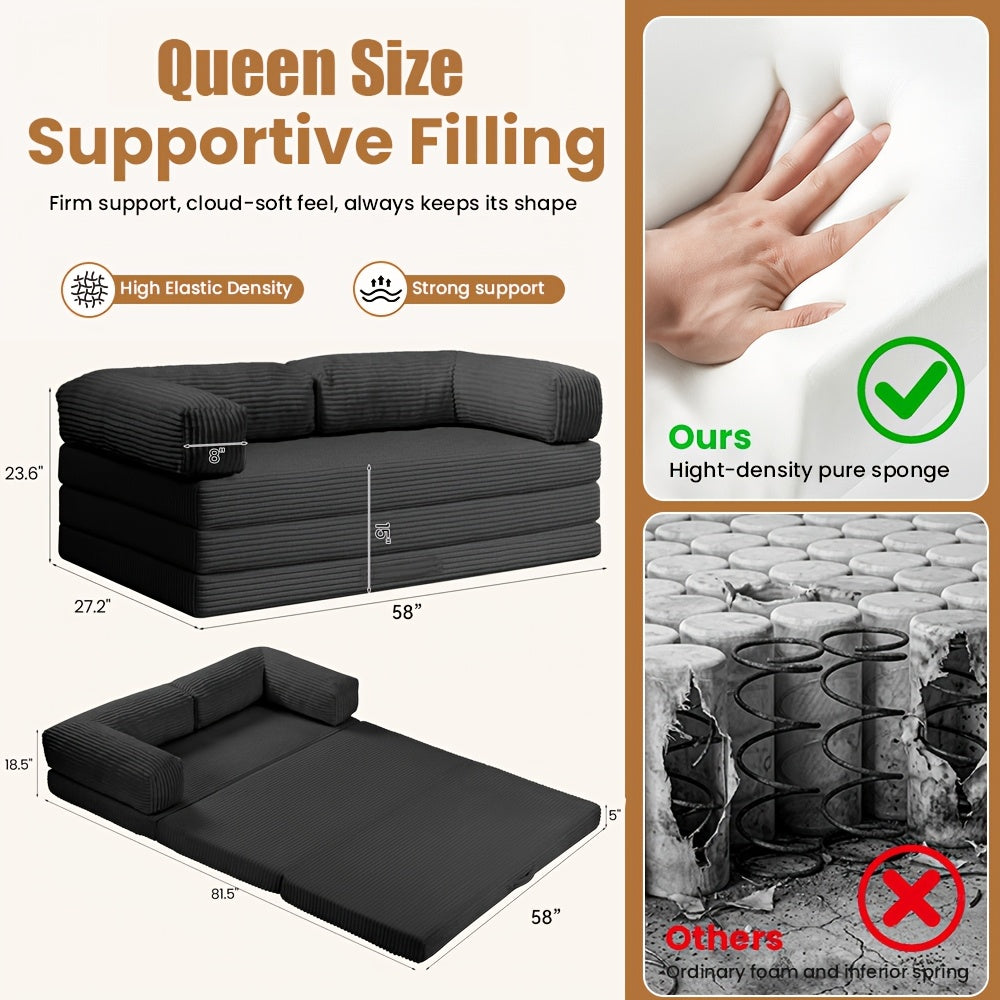 50 w folding sofa bed convertible sleeper chair - Temu
