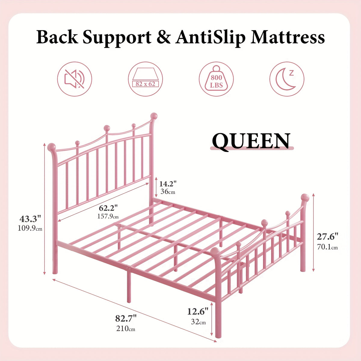 european country style   bed frame retro curved - Temu