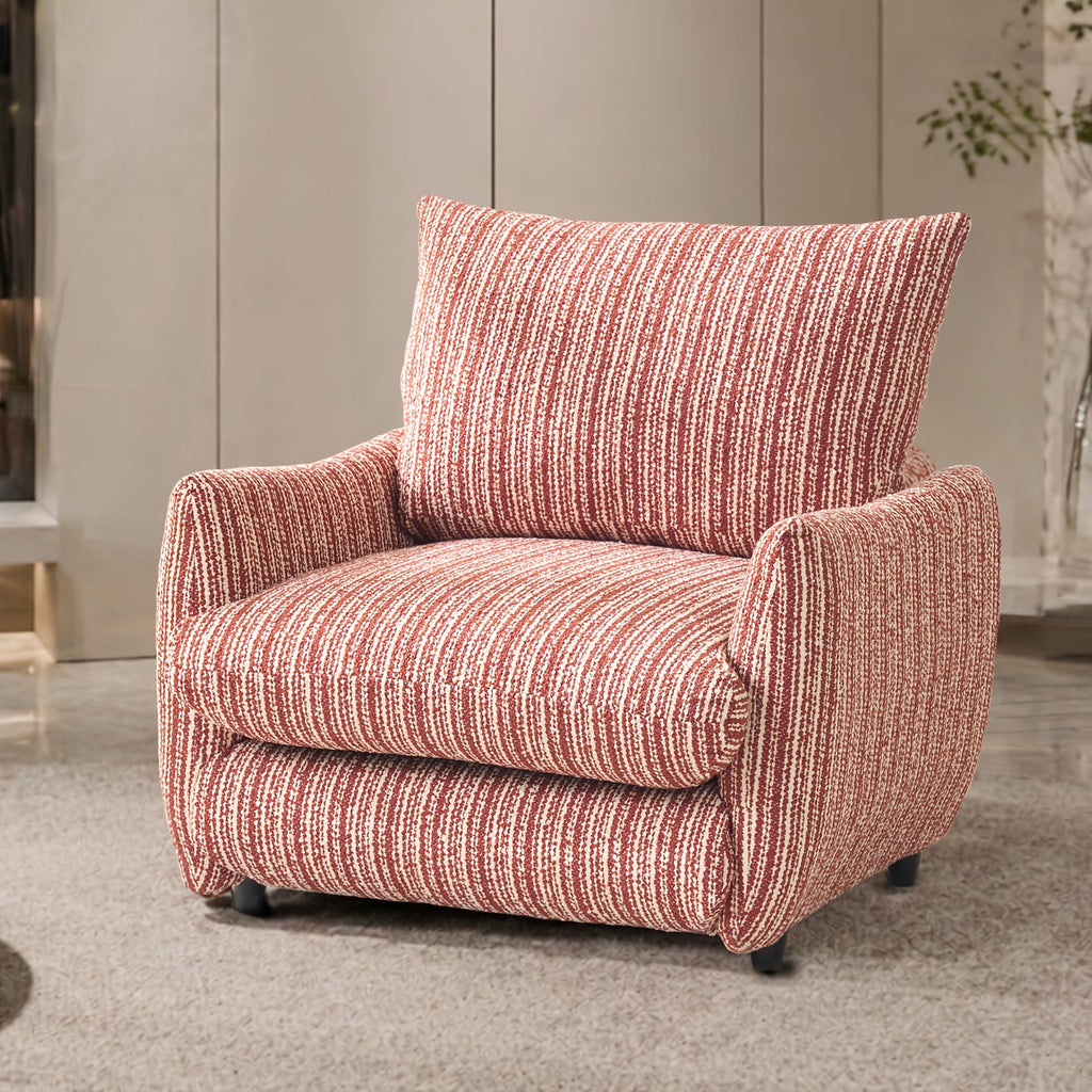 oversized accent chair comfy upholstered   century - Temu