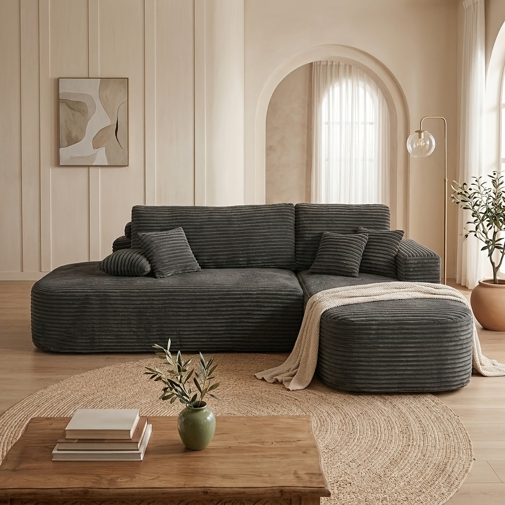 106 modular sectional sofa boneless couches living room deep - Temu