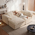 cloud shaped l shaped sofa living room frameless comfortable - Temu