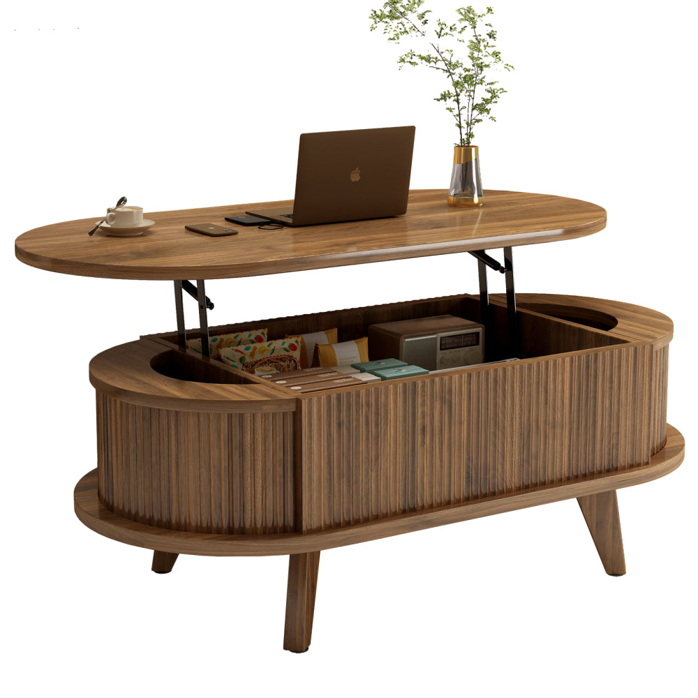 adjustable lift top coffee table hidden storage compartment - Temu