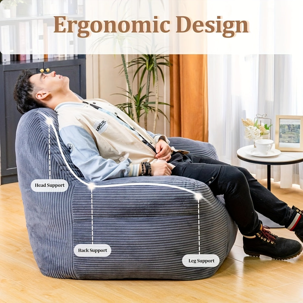 bean bag chairs oversize bean bag sofa chair high density - Temu