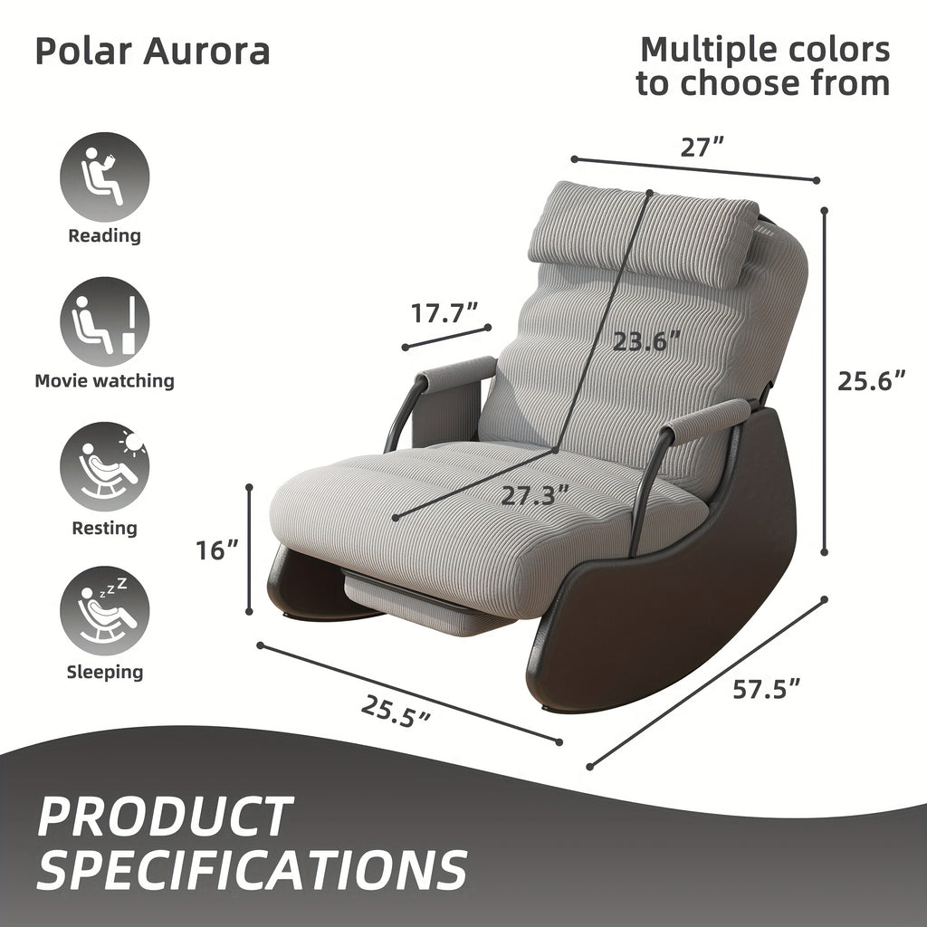 nursery glider rocking chair soft cushioned seat - Temu