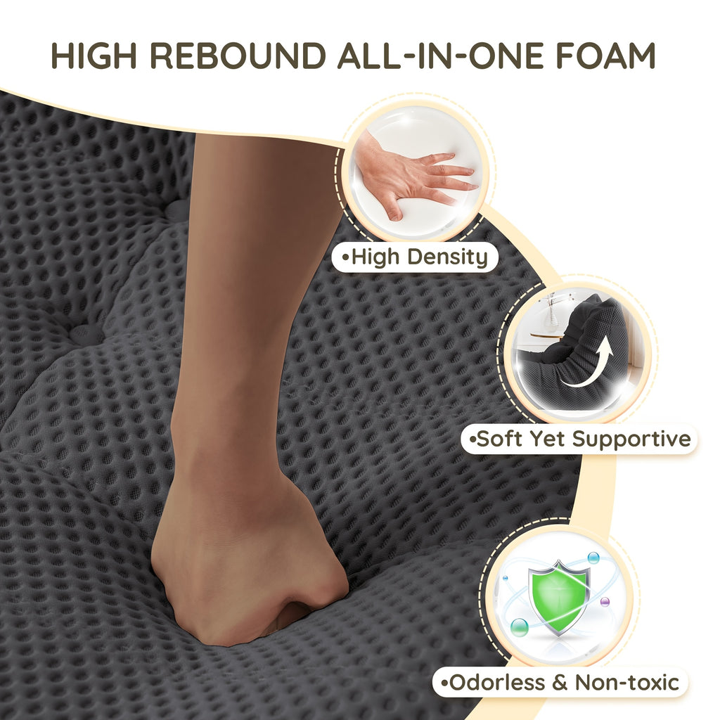 oversized frame free   bean bag sofa chair memory foam - Temu