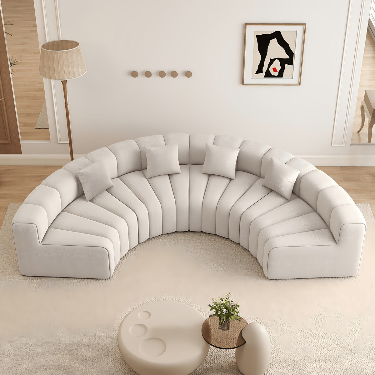luxury modular sectional sofa foam cushioning chaise lounge - Temu
