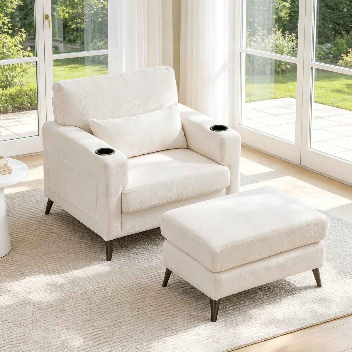 single sofa chair matching   ultra comfy chaise lounge - Temu