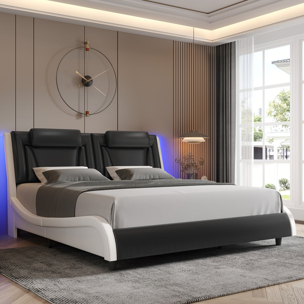 upholstered bed frame   in full queen king sizes - Temu