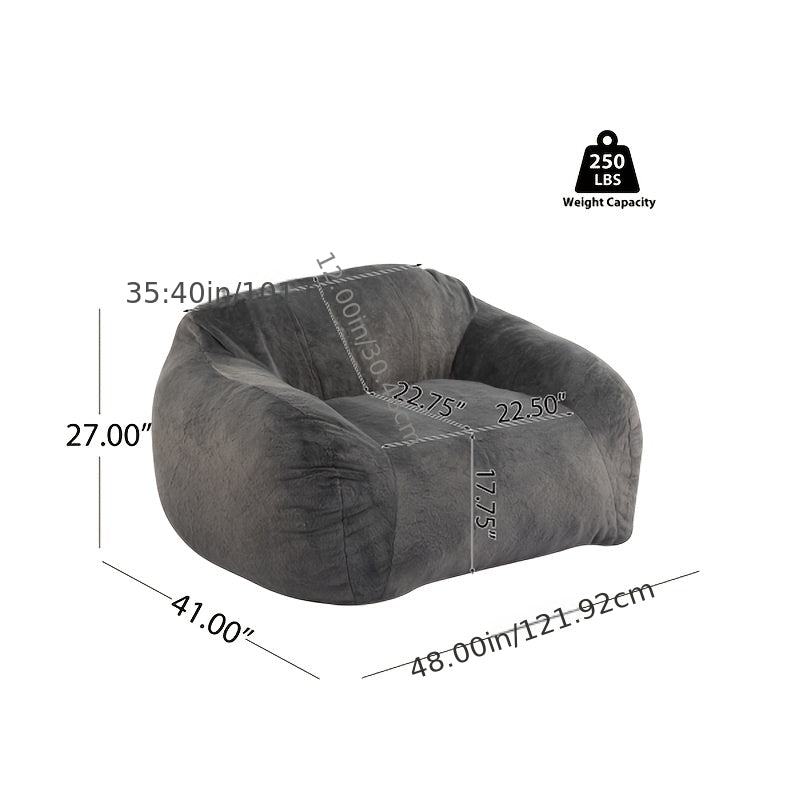 lazy corduroy convertible floor sofa bed pillow back armrest - Temu