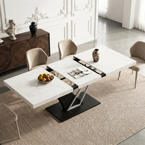 1 5 2m extendable dining table   look mdf top - Temu