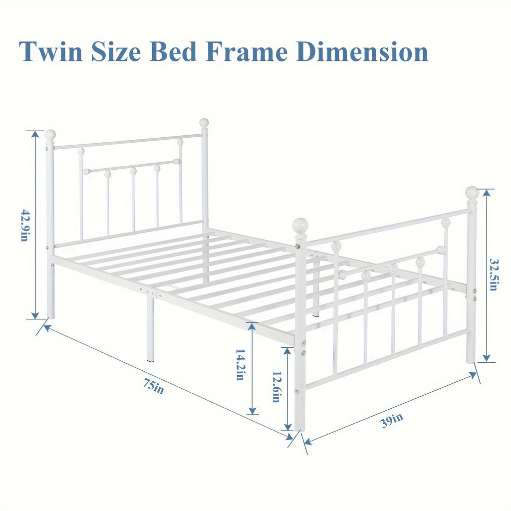 metal platform bed frame queen bed frame   spring - Temu