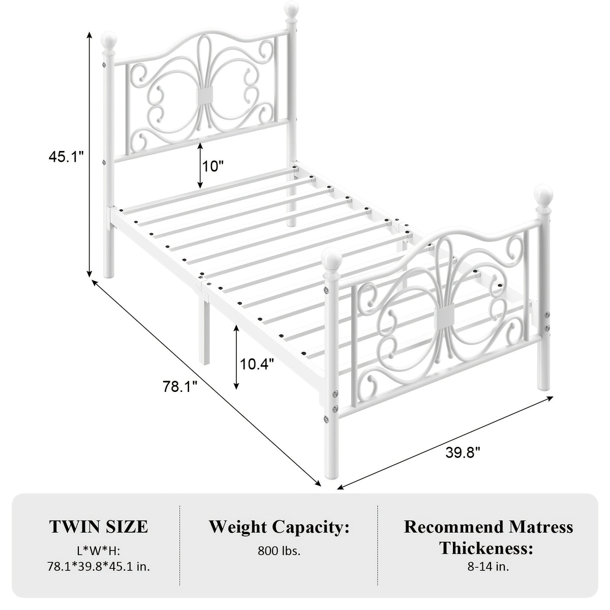 bed frame bed storage metal platform bed vintage   - Temu