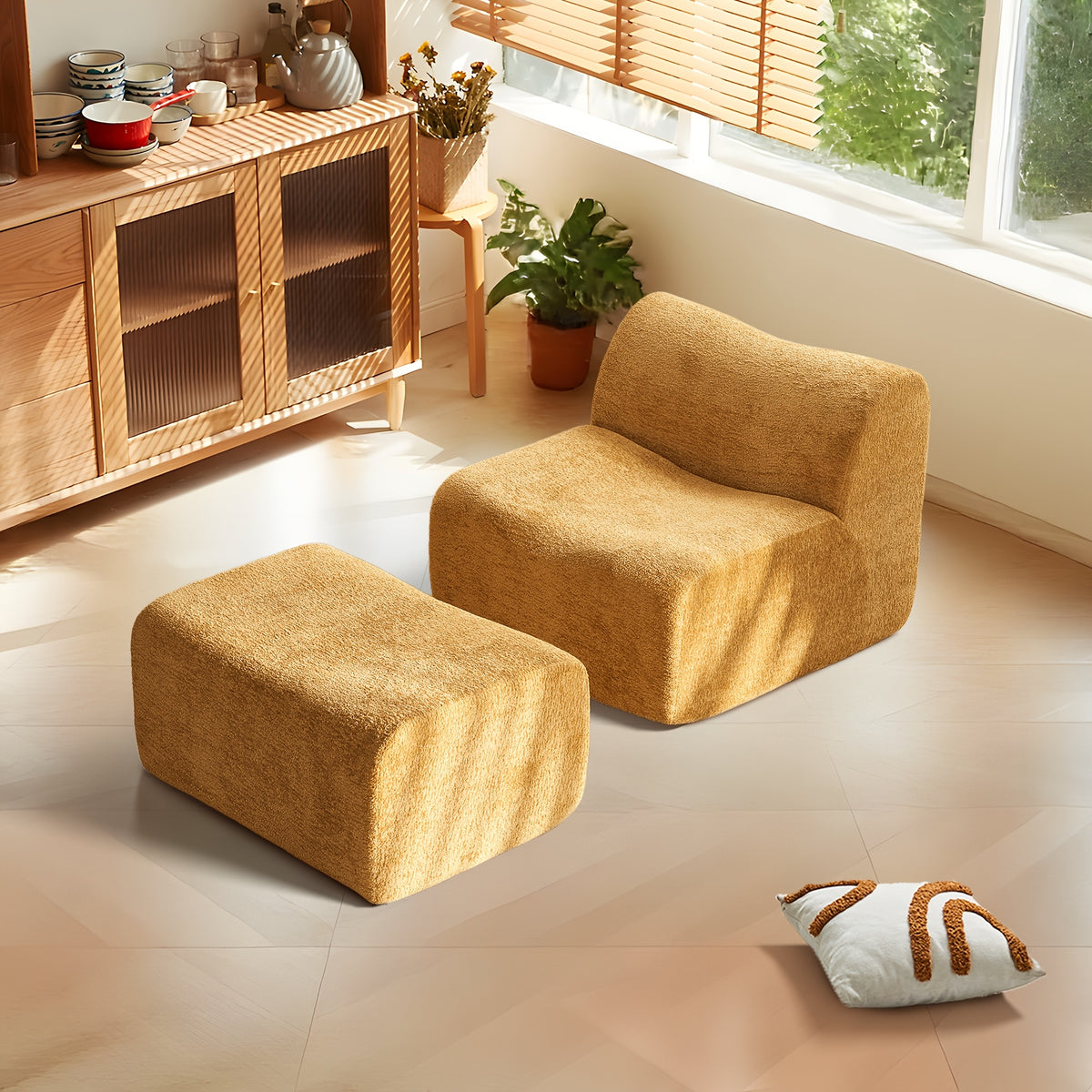 31 89 w single sofa chair   boneless reading chair - Temu