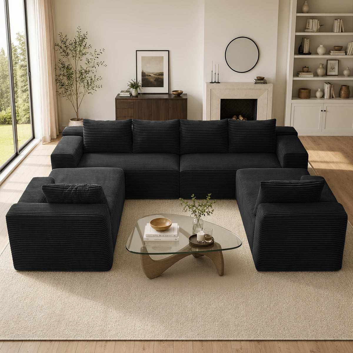 121 u shaped modular sectional sofa suitable holiday - Temu