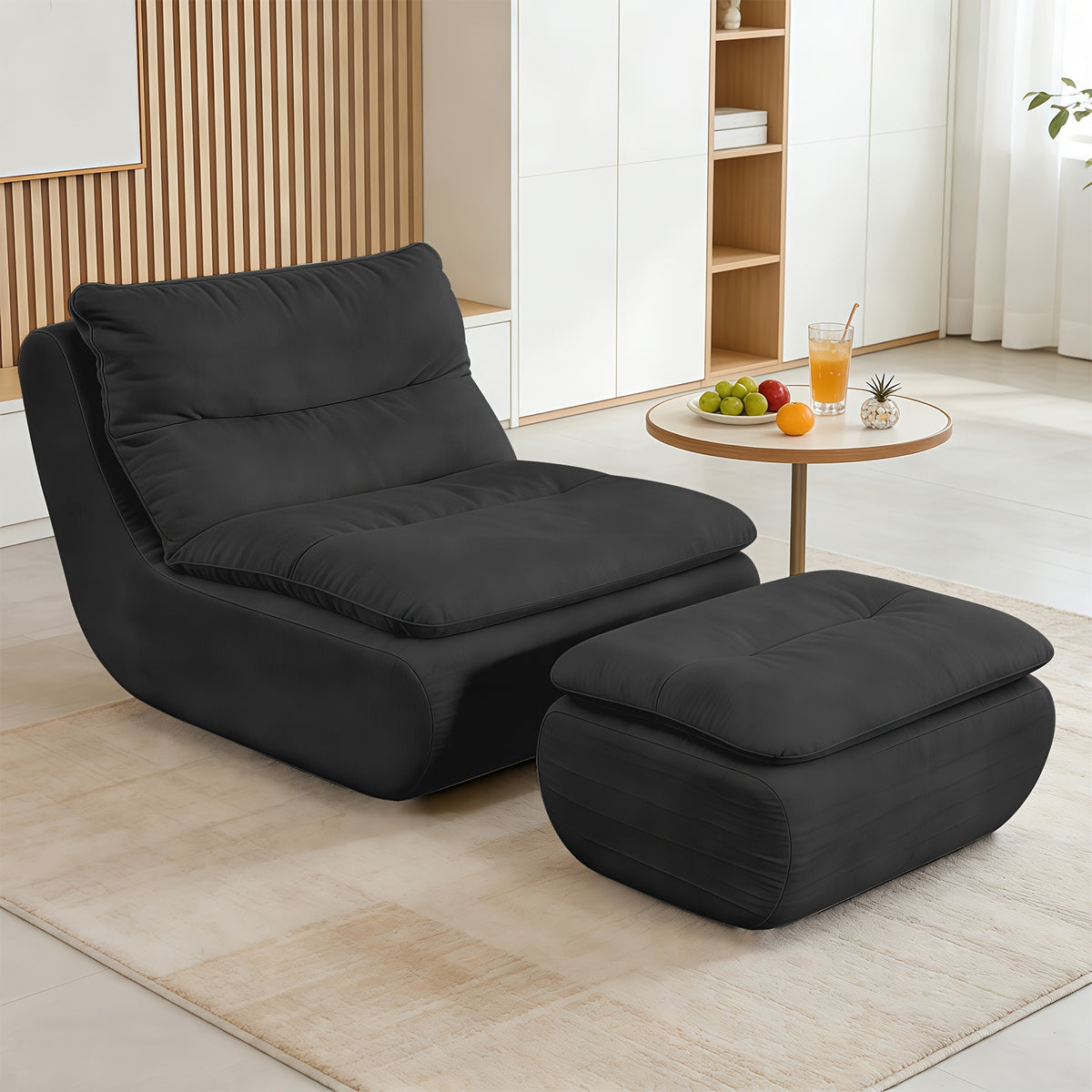 bean bag chair   large   memory foam floor sofa - Temu