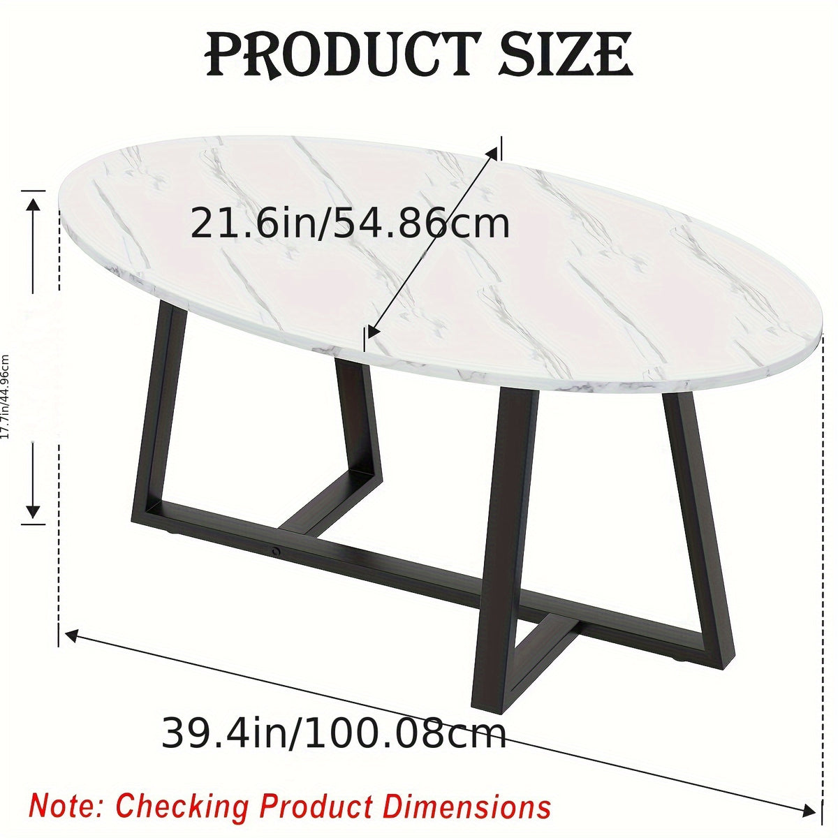 oval coffee table   living room table modern - Temu