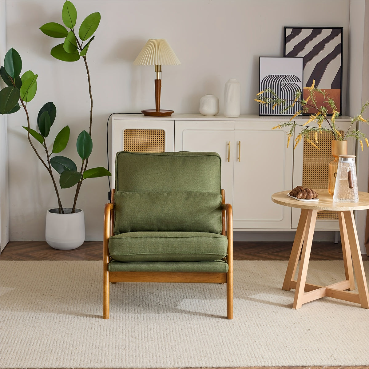 comfy accent chair   century modern lounge armchair - Temu
